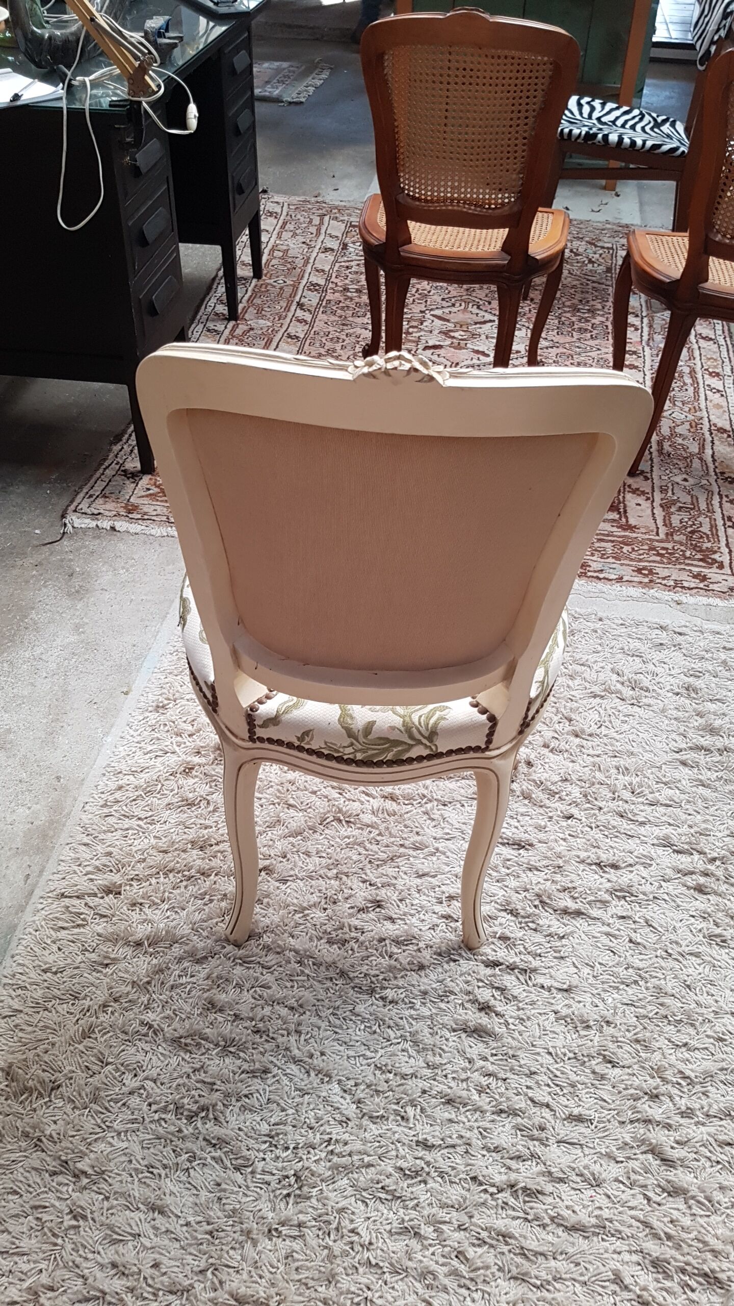 Louis XV style bedroom chair