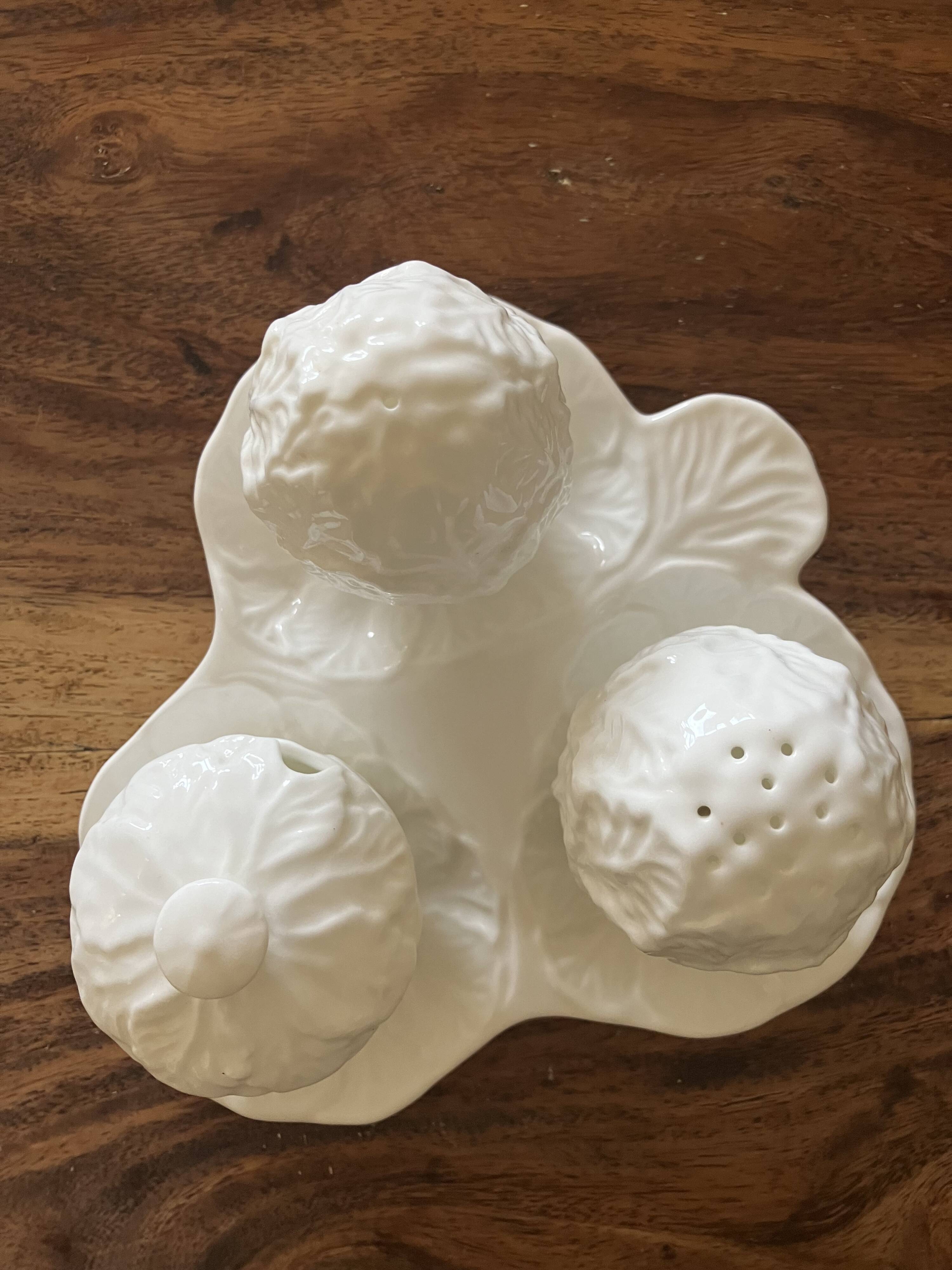 Service à condiments Wedgwood Countryware en porcelaine fine anglaise