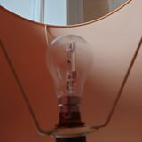 Brutalist wrought iron floor lamp