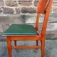 4 Vintage chairs of Restaurant bistro skai simili leather