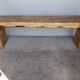 Vintage bench period 1960 old solid wood
