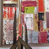 Welded iron sculpture