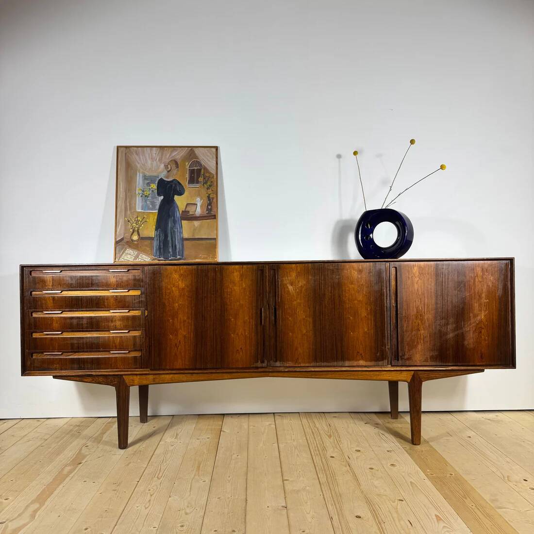 Danish buffet in rosewood – mid-century modern design, 1960.
