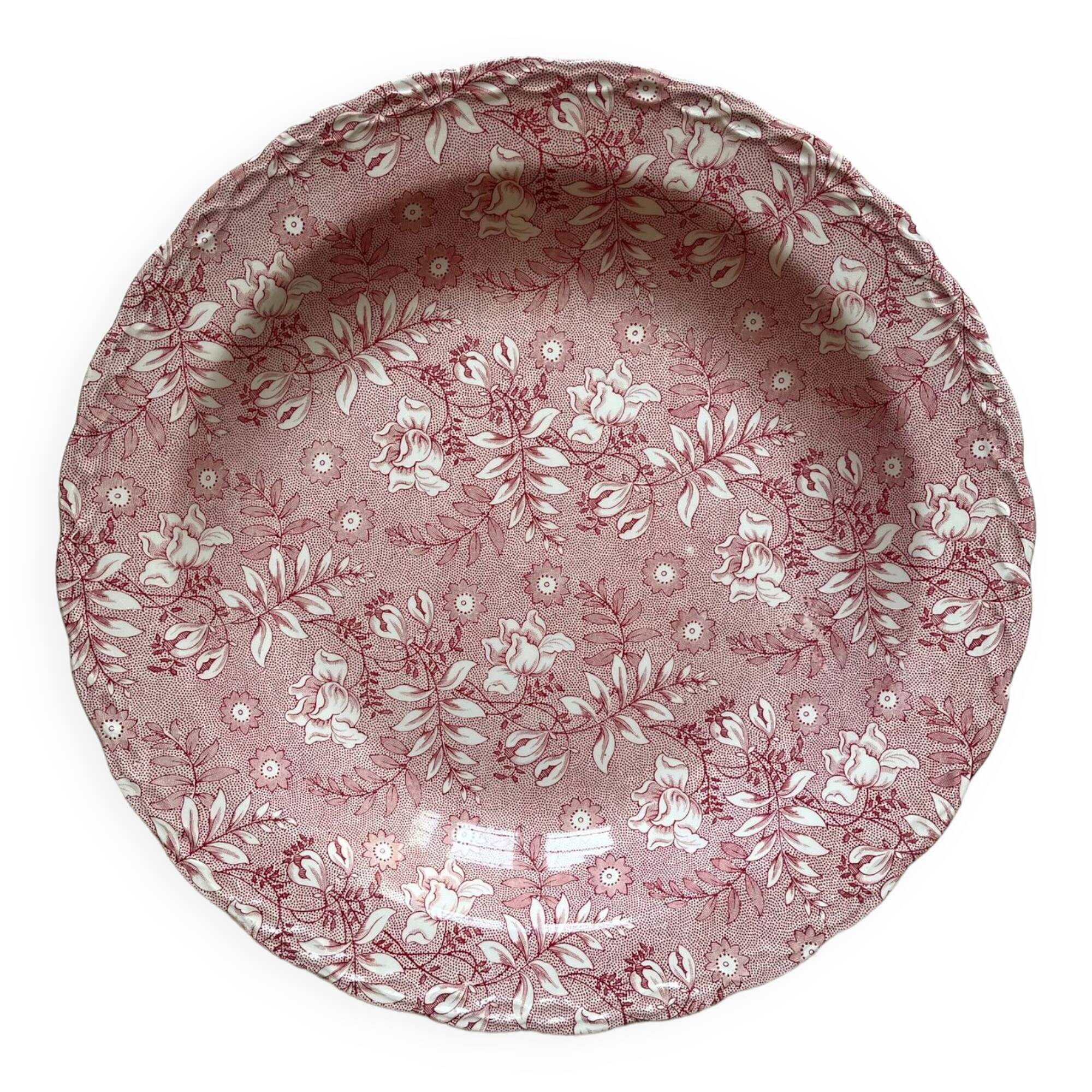 Hollow dish in English earthenware Royal Tudor Velvet