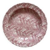 Hollow dish in English earthenware Royal Tudor Velvet