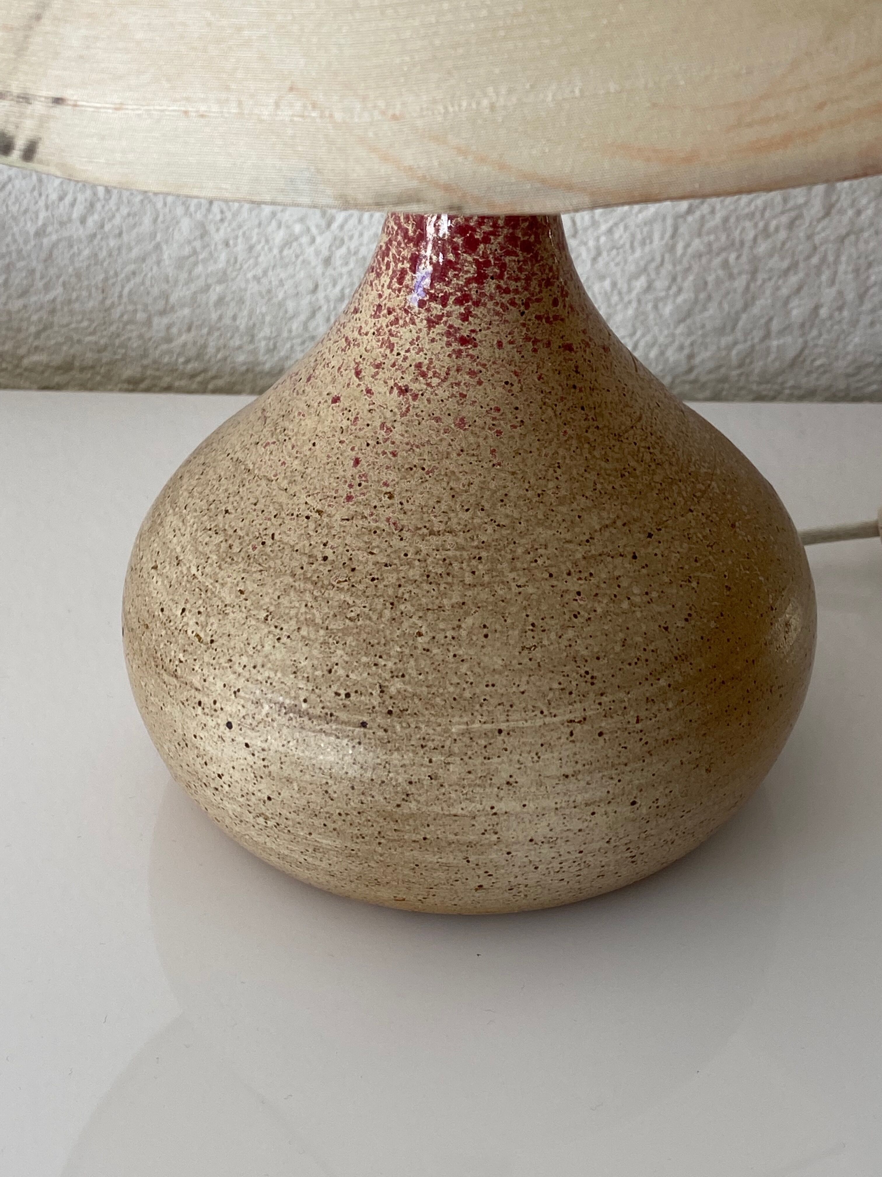 Lampe vintage en céramique des années 60