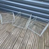 Stackable Wire Grocery Shelf Lockers