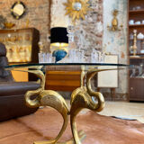 Hollywood Regency Heron Coffee Table