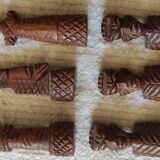 Unique African exotic wood chess sets