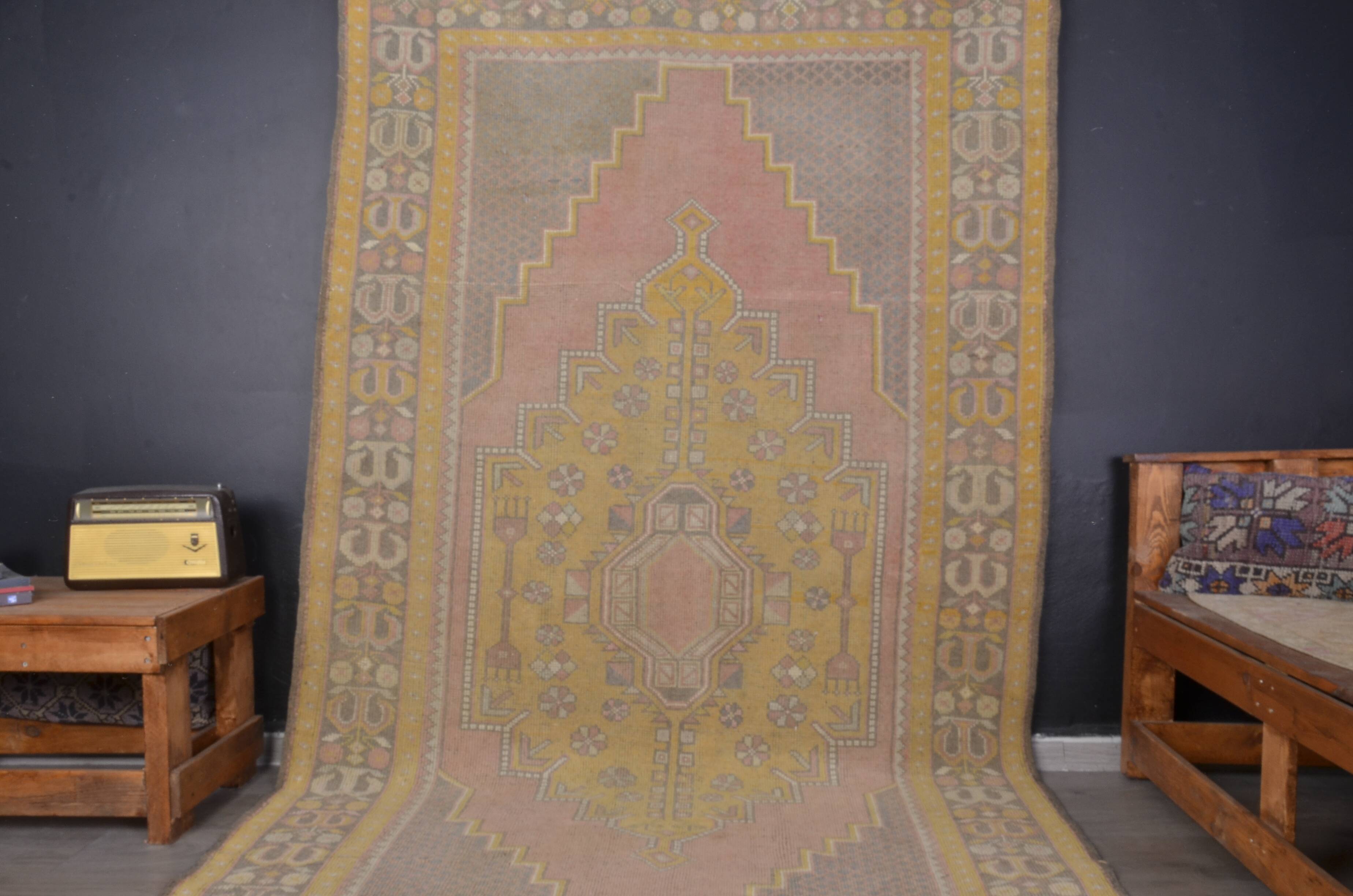Oversize Oushak Vintage Wool Rug sku 840