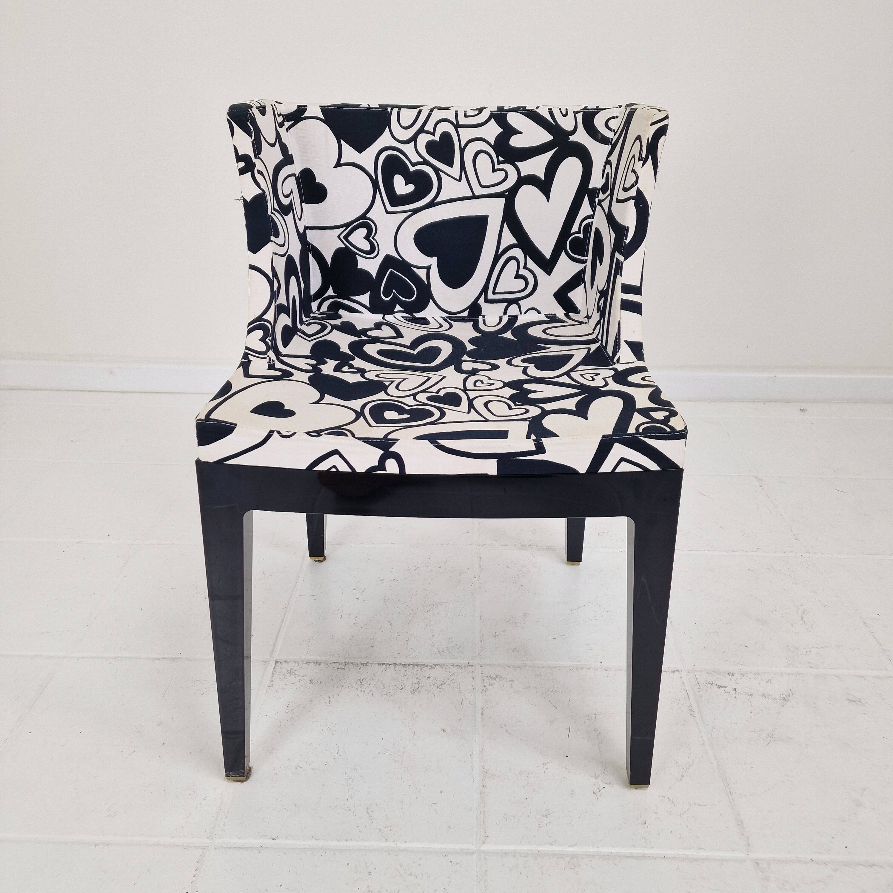 Chaise Kartell « Mademoiselle » en tissu Missoni par Philippe Starck Italie