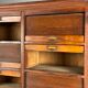 Antique archive cabinet with roller doors