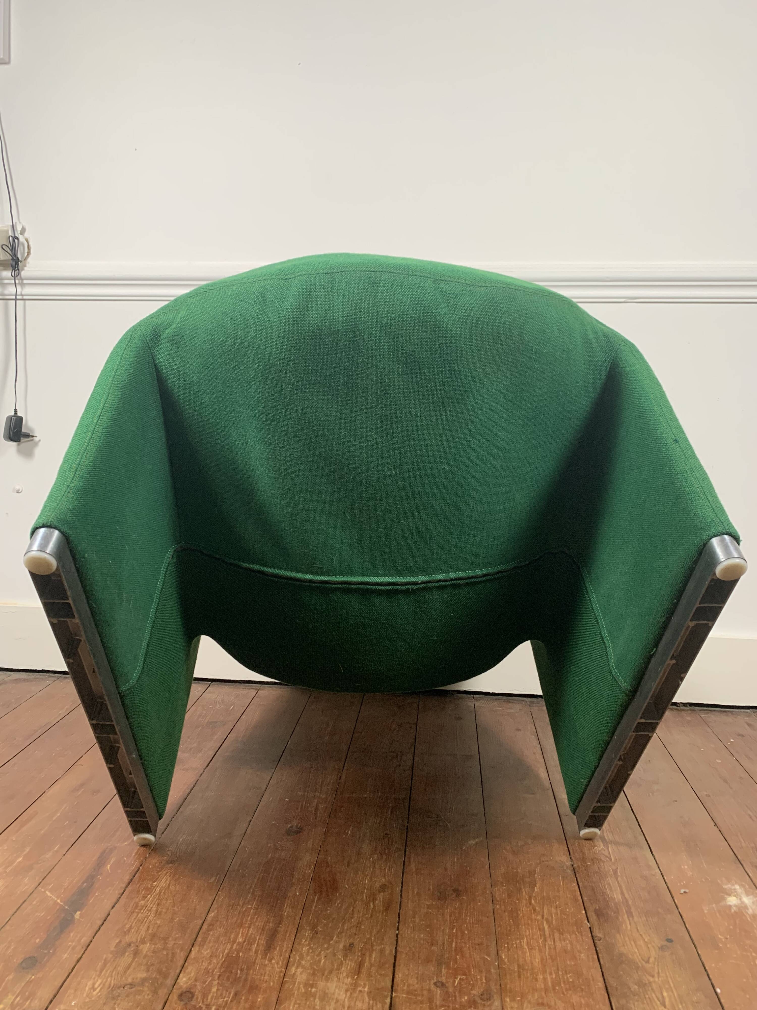 Alky armchair by G. Piretti – Emerald green, 1970s