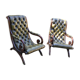 Pair of Chesterfield armchairs