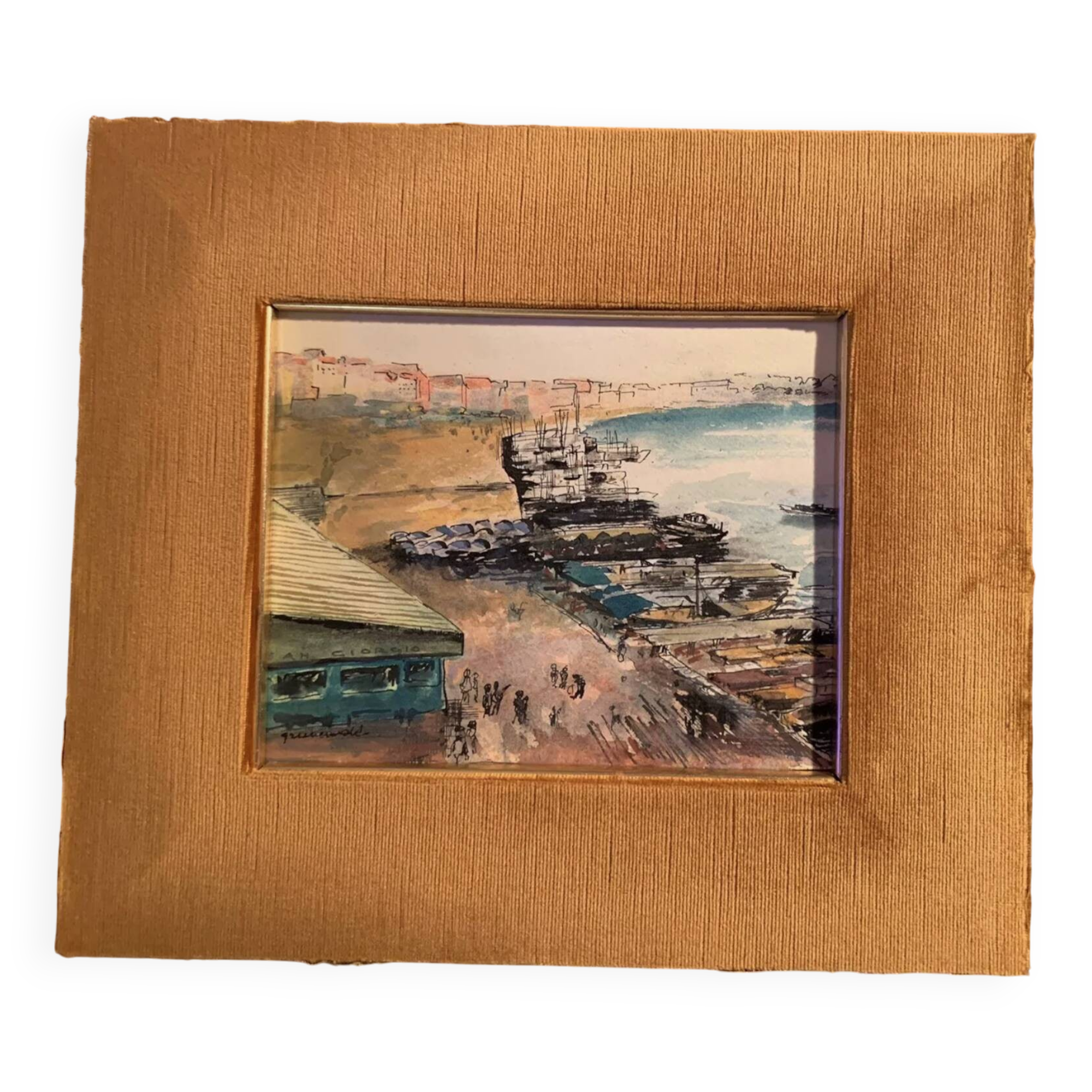 Jean Jacques GRUNENWALD (1911 - 1982) - Watercolor - Venice - 21x17 cm