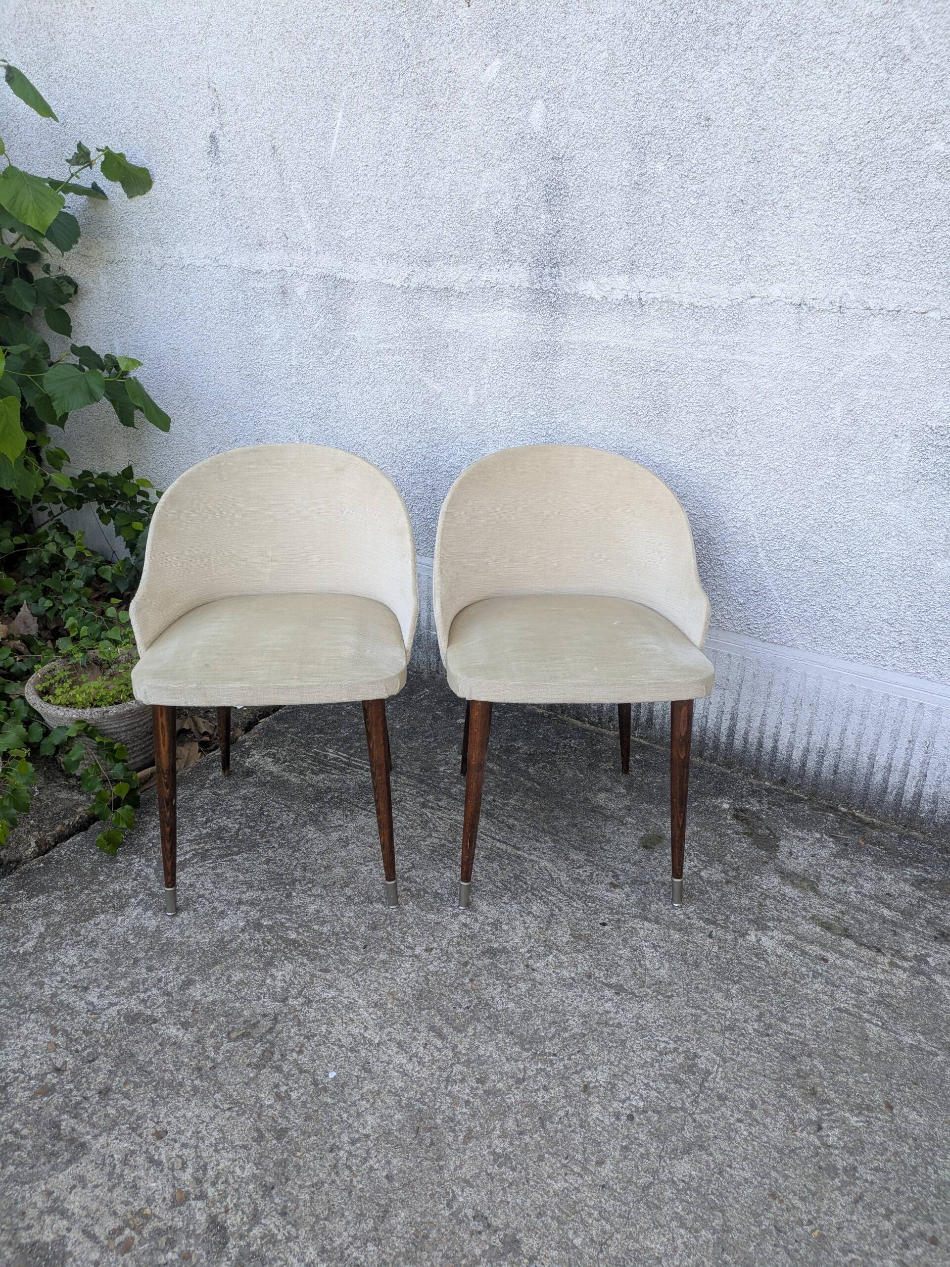 Pair of cocktail chairs