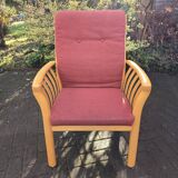 Pair of Danish armchairs, 1980