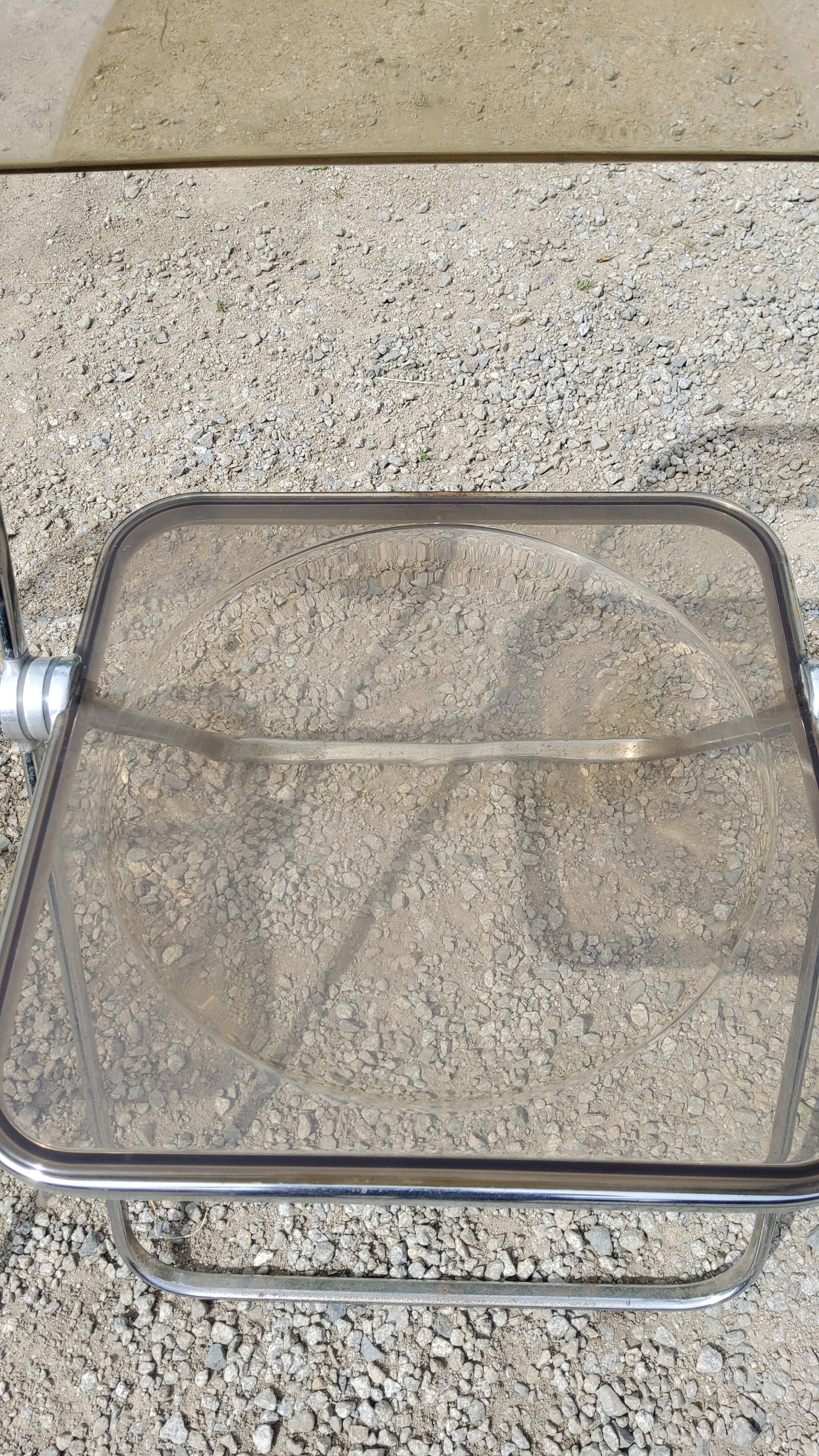 Set of 3 plia chairs by Giancarlo Piretti from the 70s