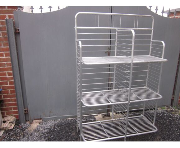 Etag re en alu  presentoir de boulangerie vintage  Selency Etag re en alu  presentoir de boulangerie vintage  Selency