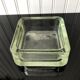 Glass square ashtray