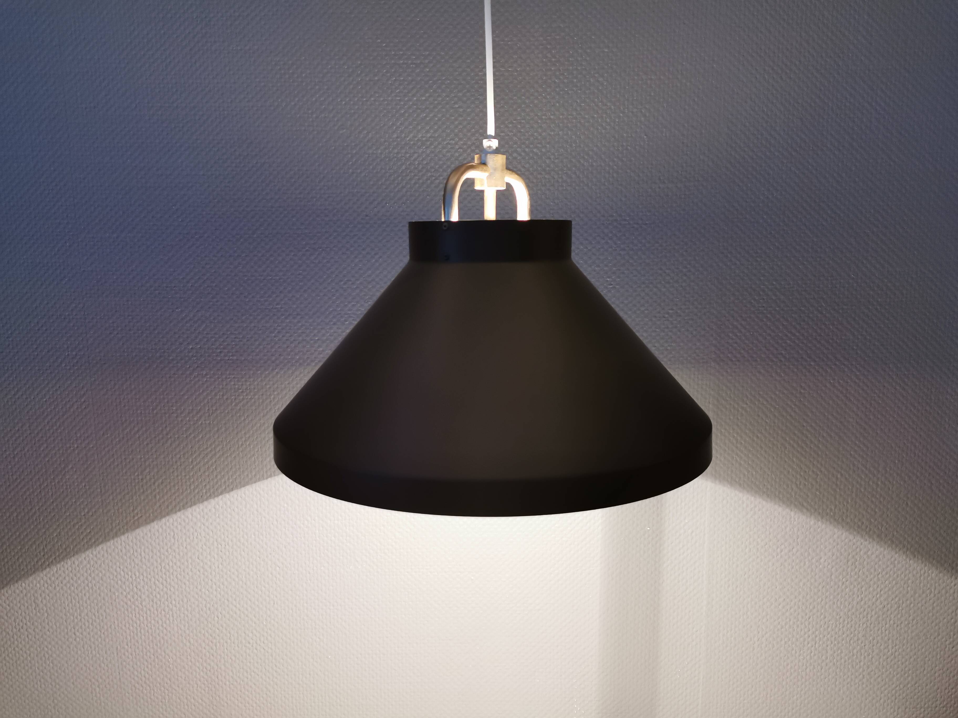 Danish hanging lamp designed by Jo Hammerborg for Fog & Mørup 1977, model Tarok.