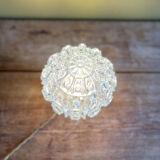 Glass "diamonds" globe lamp