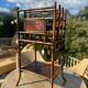 Natural Bamboo Magazine Racks, Stained, 19th Century Period