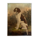 Portrait of country dog oil on canvas 1900
