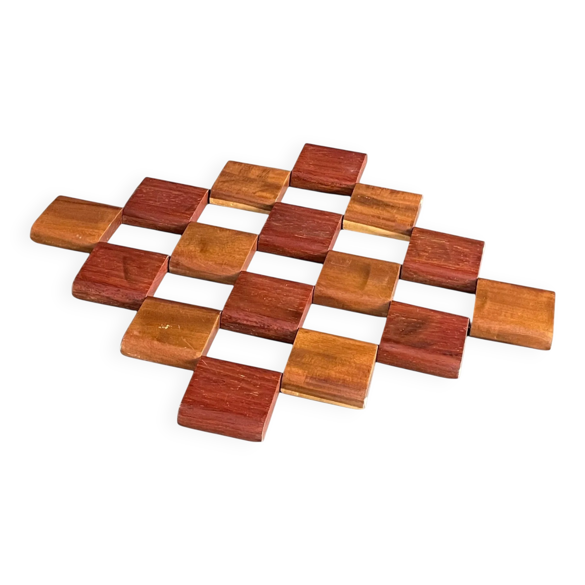Dessous de plat articulé en bois