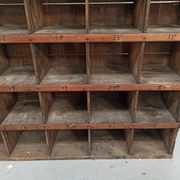 Duo of trade furniture sorting of the post shelf storage
