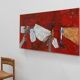Abstract Painting by J.M. Bouckaert, Belgium ca. 2000