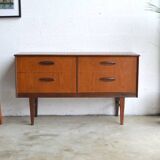 Enfilade/sideboard with 4 drawers, 123 cm