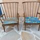 Pair of Baumann fan lounge chairs vintage 1965