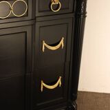 1970s lacquered chest of drawers