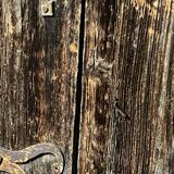 Pair of old shutters
