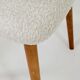Chaises de salle à manger Lot de 6 pearl bouclé