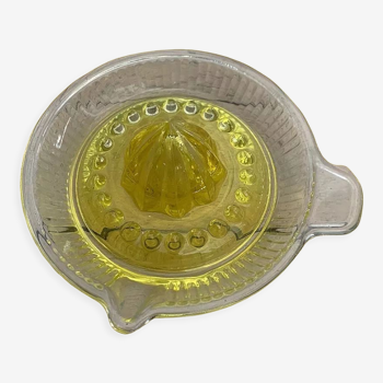 Glass lemon squeezer