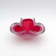 Murano Sommerso Opaline Red Bowl 16cm 882g