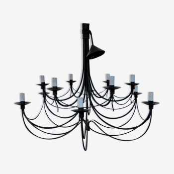 Wrought iron chandelier 1990