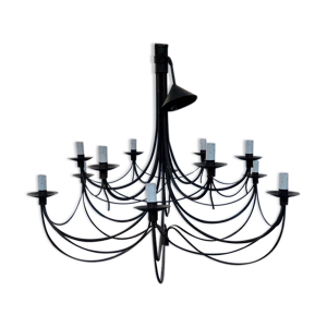 lustre en fer forgé