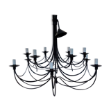 Wrought iron chandelier 1990
