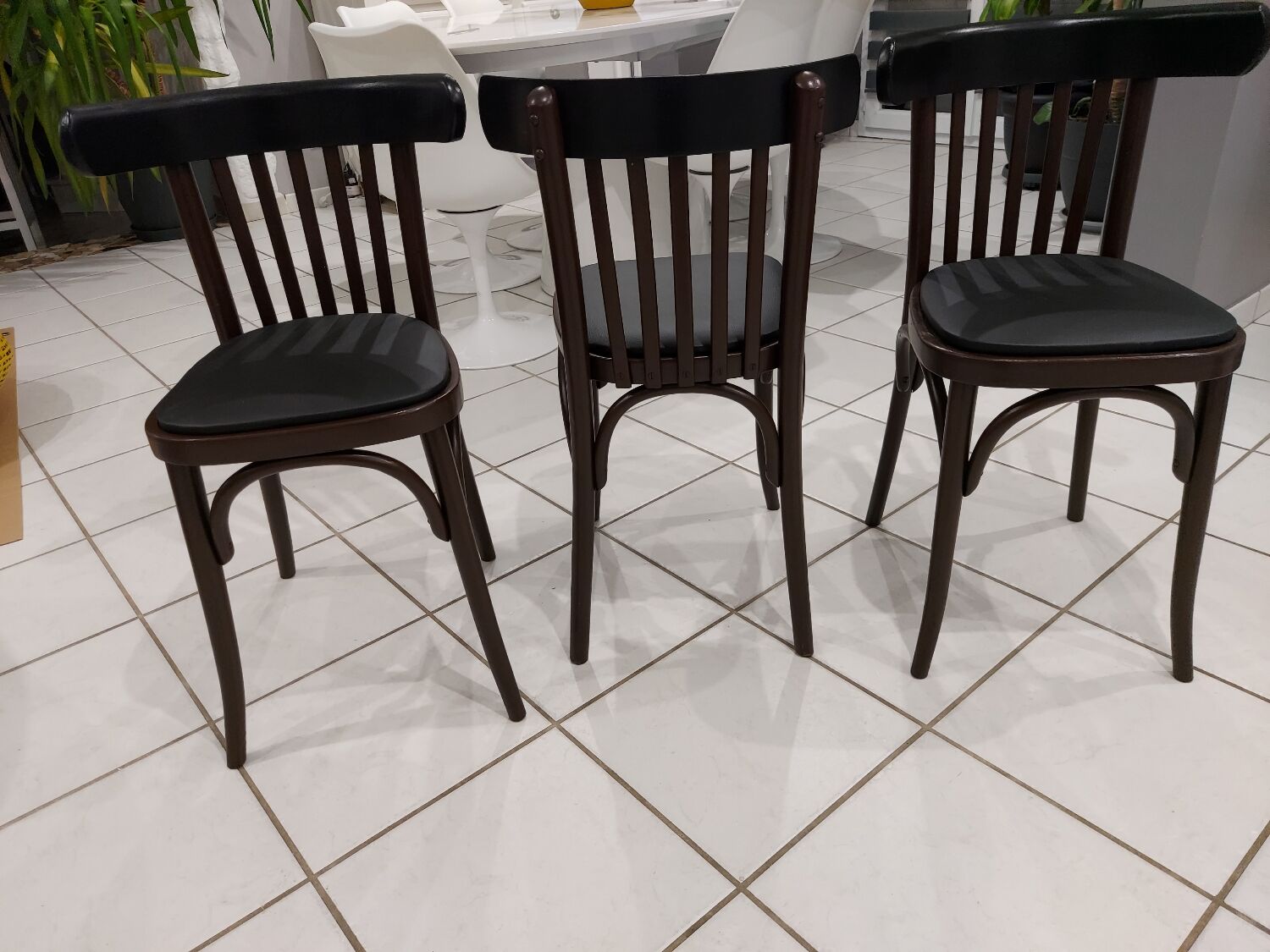 Set of 6 bistro chairs from the 1970s