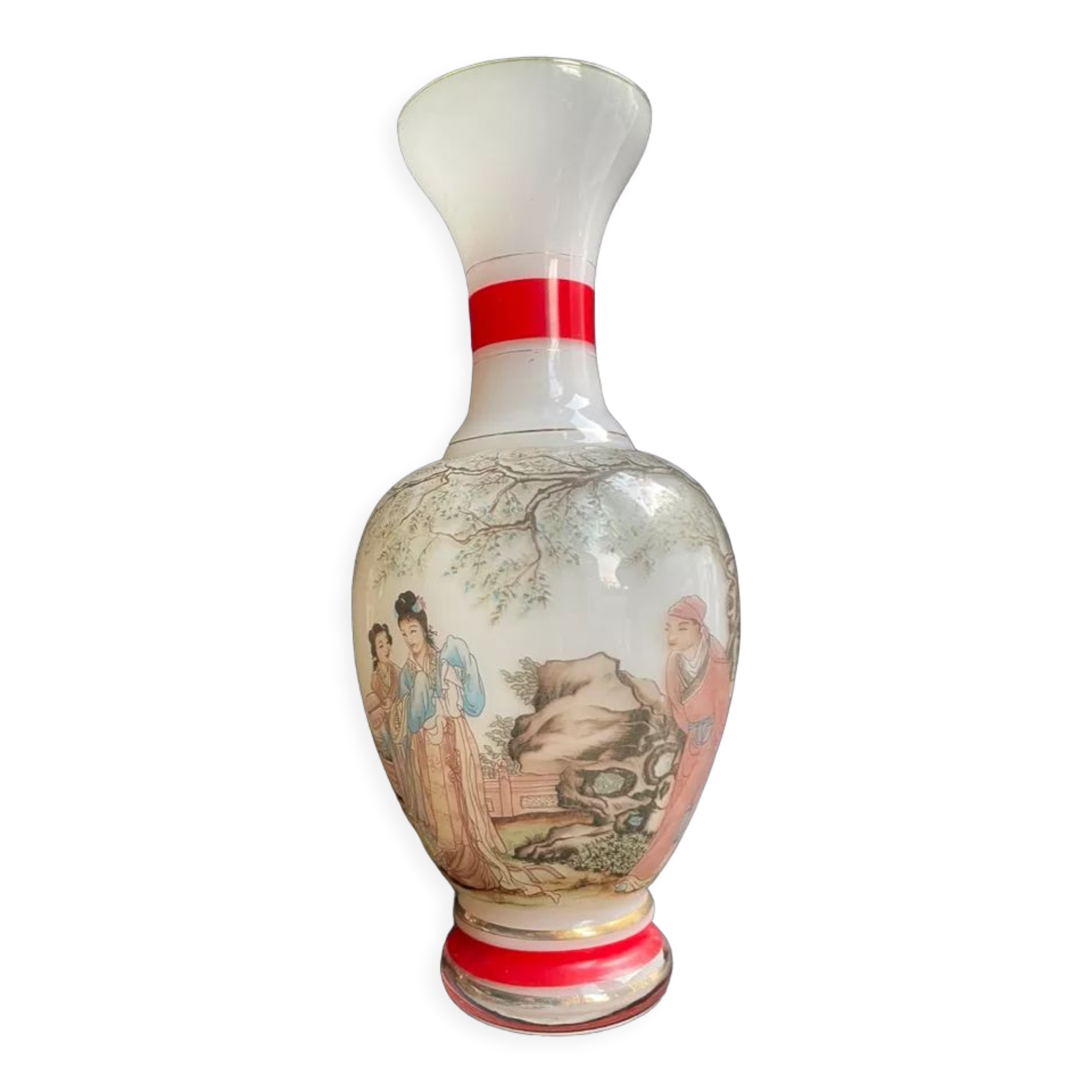 Fiorentina opaline vase for Stelvia