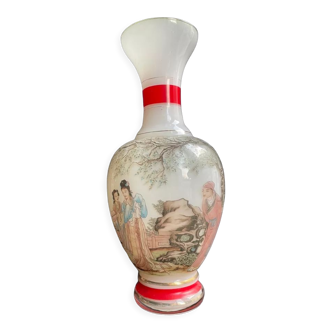 Fiorentina opaline vase for Stelvia