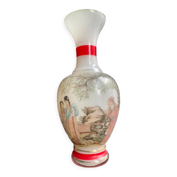 Fiorentina opaline vase for Stelvia