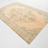6x9 Vintage Light Yellow Oriental Vintage Rug, 180x277Cm