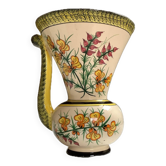 Vase faïence polychrome Henriot Quimper