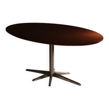 Table moderniste en teck 1970
