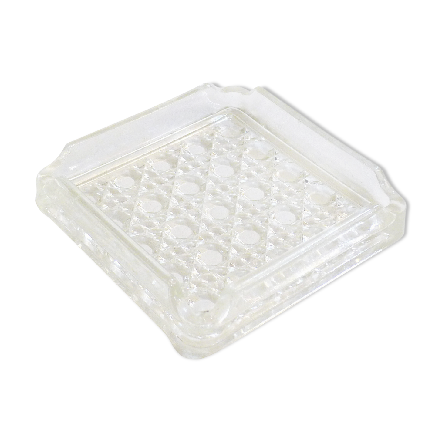 Glass canning ashtray 1970'