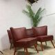 Vintage cocktail chair armchair single-seater